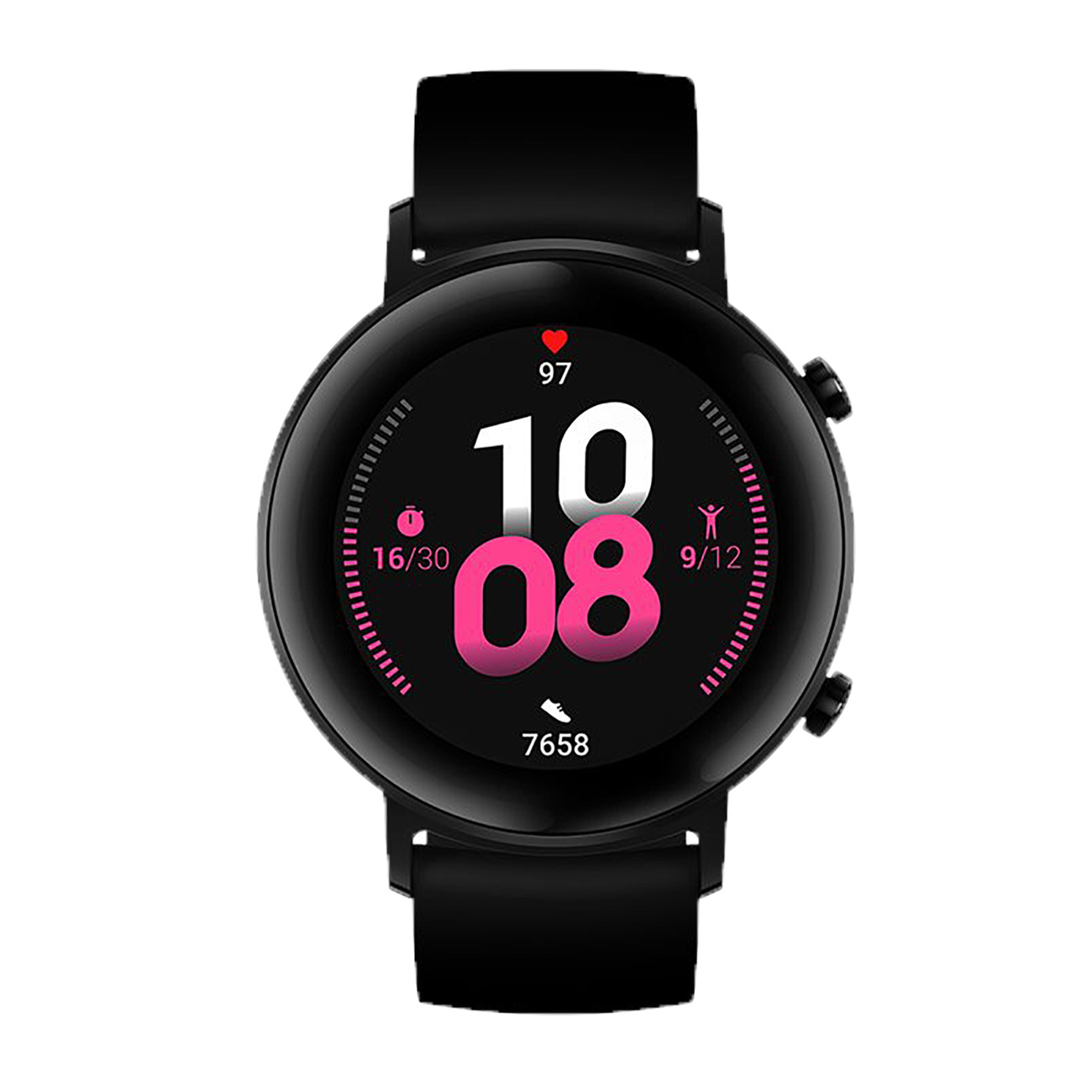 Huawei Watch GT 2 42mm | schwarz  | GPS | Herzfrequenz | 15 Sportmodi | wasserdicht | whatsApp | Telefonieren