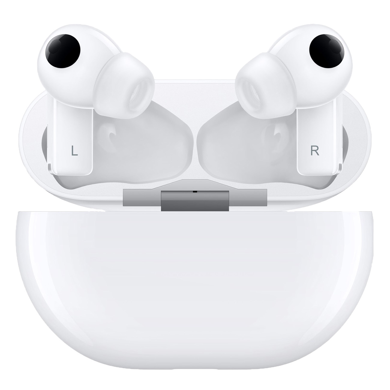 Huawei FreeBuds Pro Weiß  / Ceramic White | True-Wireless In-Ear-Kopfhörer | Dynamic Noise Cancelling | Mikrofon  | Bluetooth 5.2 | 8 Stunden Akku