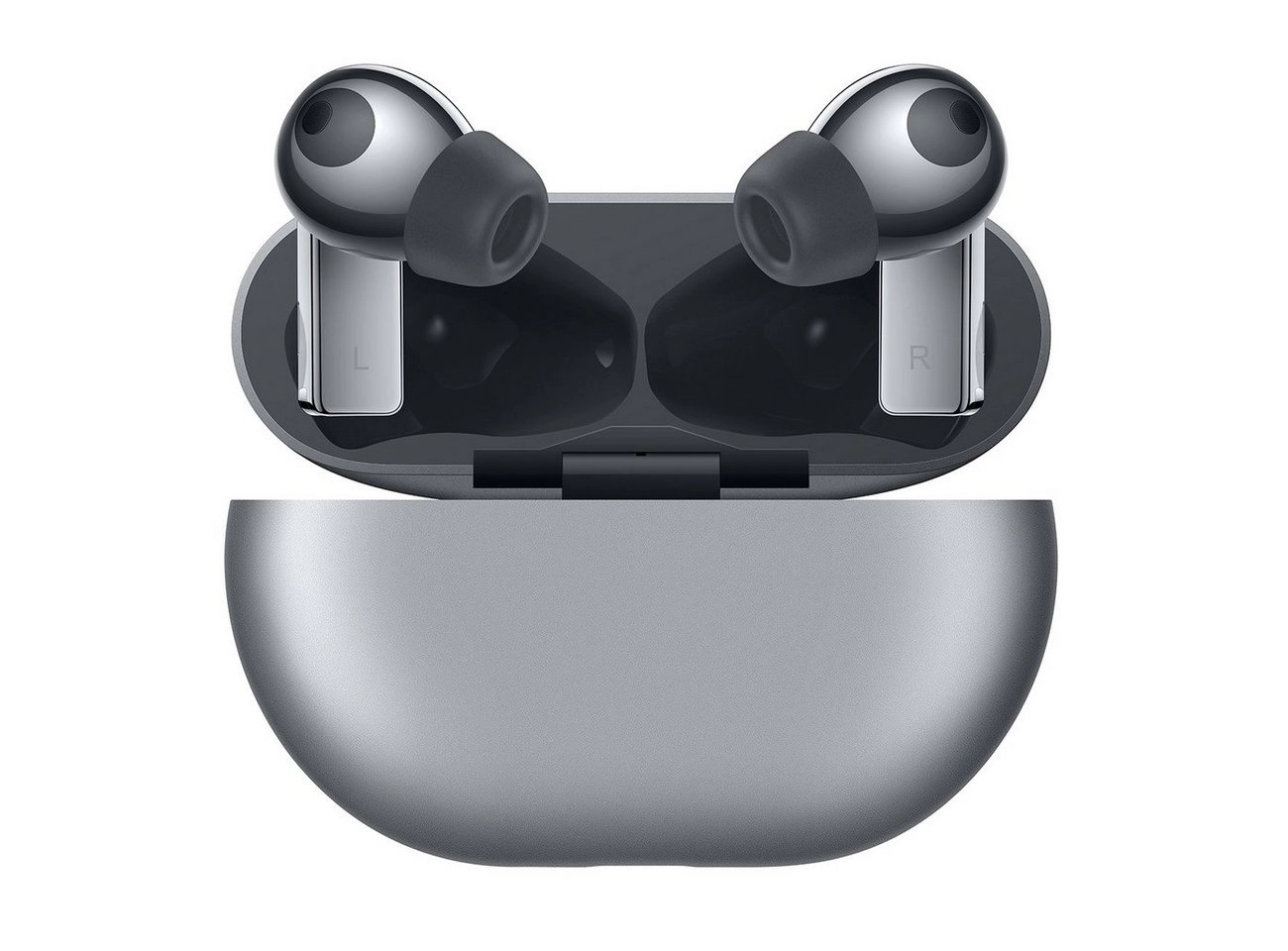 Huawei FreeBuds Pro Silber / Silver Frost | True-Wireless In-Ear-Kopfhörer | Dynamic Noise Cancelling | Mikrofon  | Bluetooth 5.2 | 36 Stunden Akku