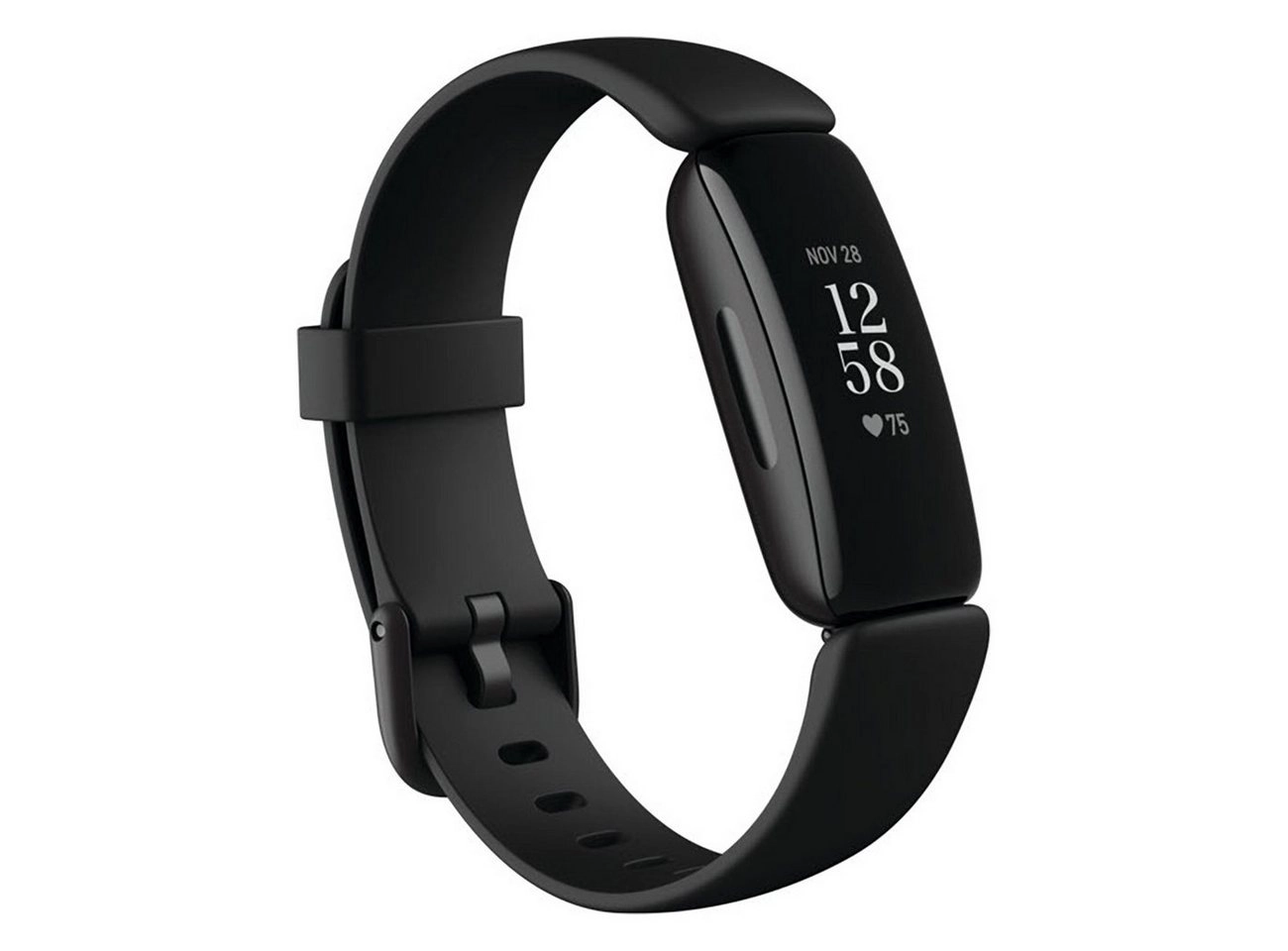 Fitbit Inspire 2 Classic Band-schwarz-L | Armband | Gefertigt aus flexiblen, robusten Silikonmaterial | Wasserabweisend | Passend für die Inspire 2