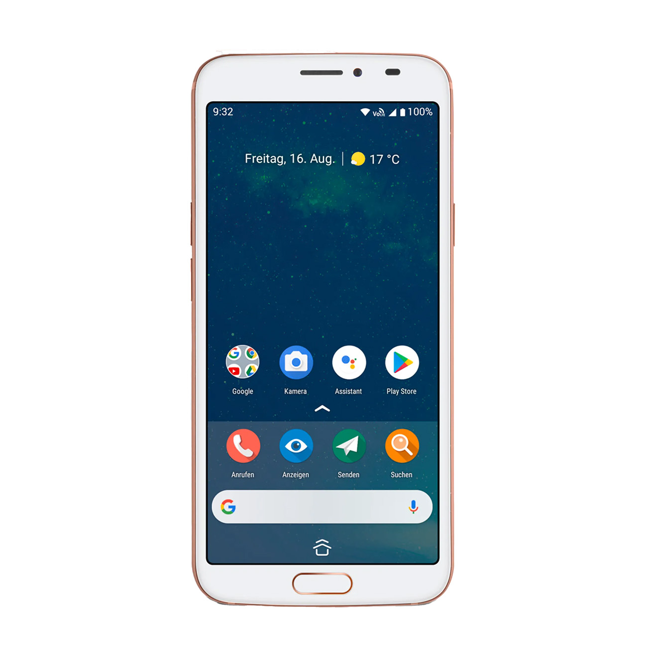 Doro 8080 | Seniorenhandy |  32GB Speicher | 16MP Kamera | SD-Kartenslot | 4G Smartphone | Benutzeroberfläche auf Basis Android 9.0 | Weiss