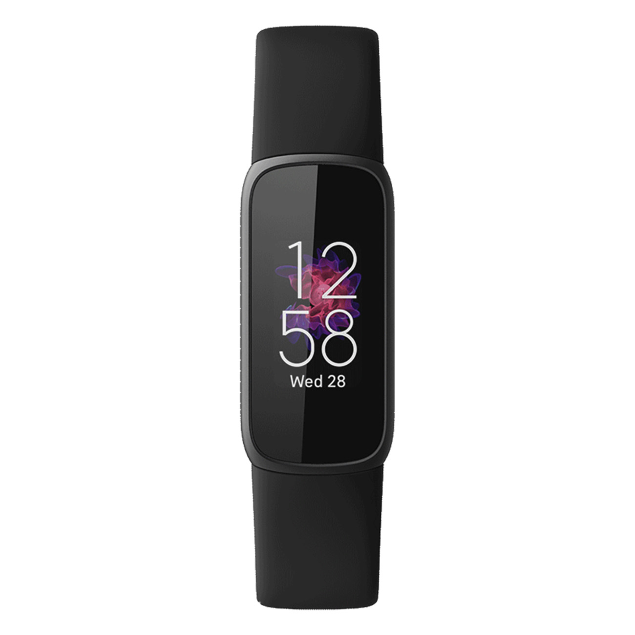 FitBit Luxe | Edelstahl Gehäuse Graphit, Silikonband Schwarz | AMOLED | GPS | kontinuierliche Herzfrequenz Messung | Stressmanagement | Atemübungen