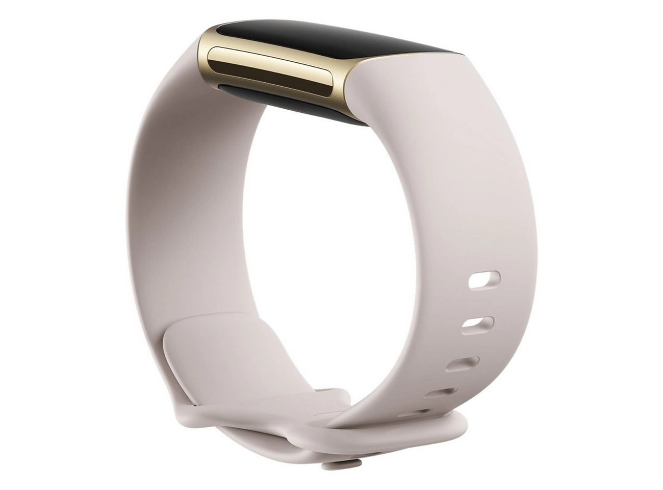 Fitbit Charge 5, Infinity Armband weiß Gr. L