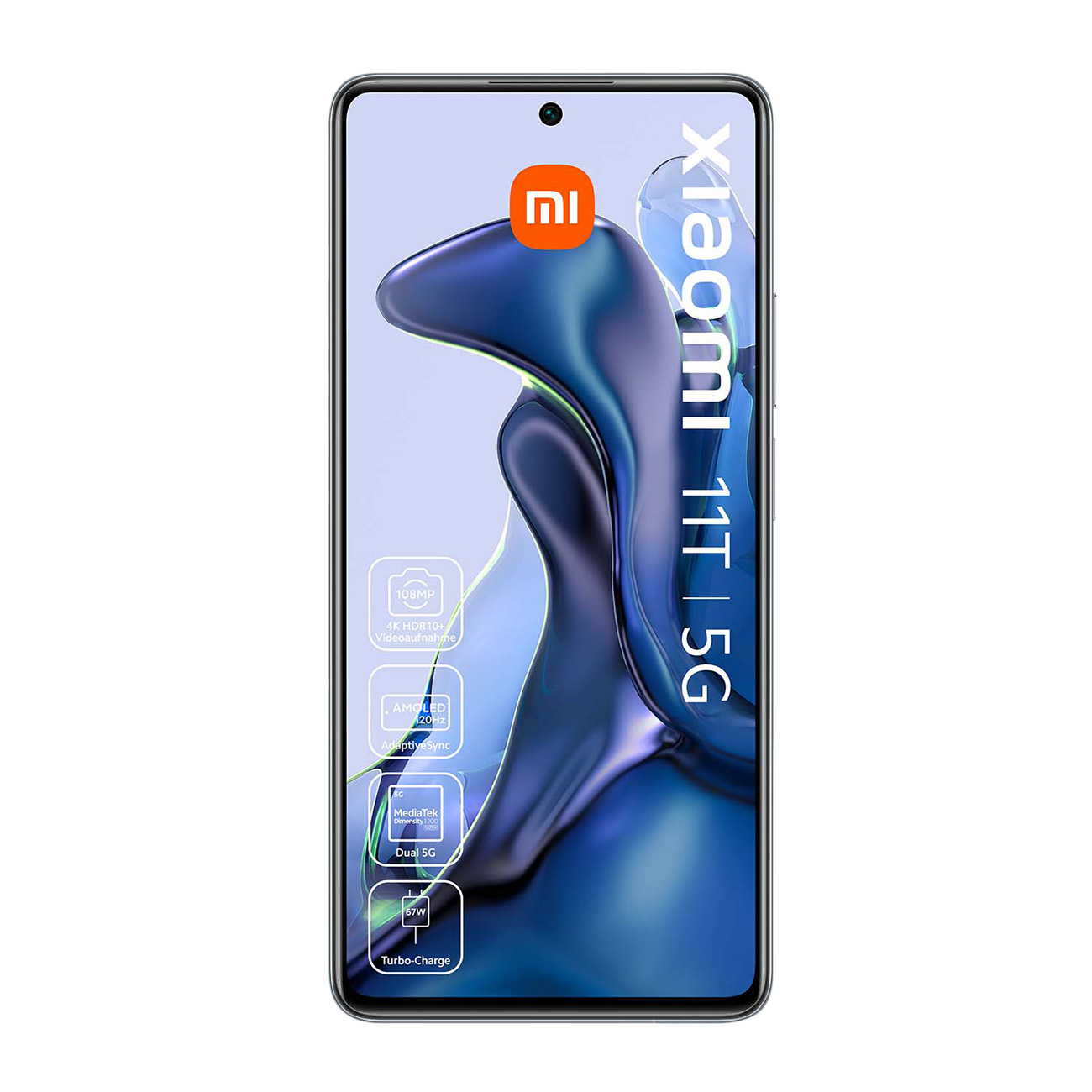 Xiaomi Mi 11T 5G | Smartphone | 256 GB interner Speicher | 8 GB Arbeitsspeicher | 108 MP Hauptkamera | OLED-Display | Himmelblau