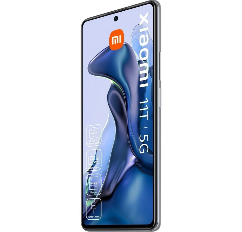 Xiaomi Mi 11T 5G | Smartphone | 256 GB interner Speicher | 8 GB Arbeitsspeicher | 108 MP Hauptkamera | OLED-Display | Weiss