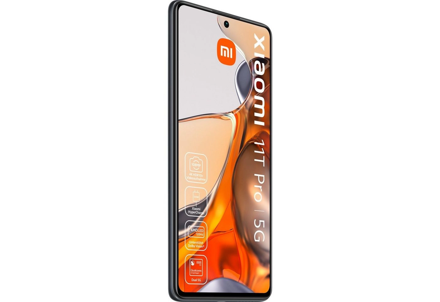 Xiaomi 11T Pro 5G schwarz | Smartphone | Qualcomm Snapdragon 888 | 108 MP Hauptkamera | 8 GB Arbeitsspeicher | 256 GB interner Speicher 