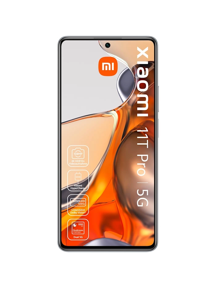 Xiaomi 11T Pro 5G blau | 5G Smartphone | Qualcomm Snapdragon 888 | 108 MPHauptkamera | 8 GB Arbeitsspeicher | 128 GB interner Speicher | Blau