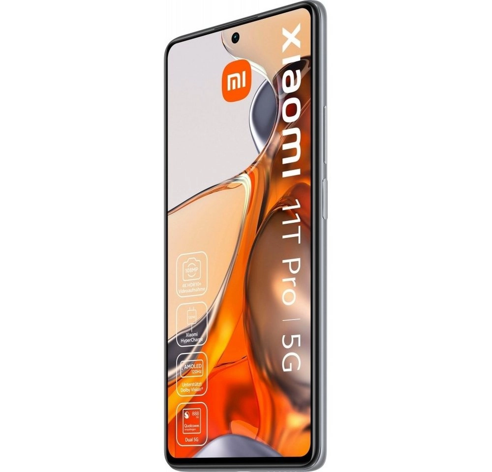 Xiaomi 11T Pro 5G weiss | 5G Smartphone | Qualcomm Snapdragon 888 | 108 MPHauptkamera | 8 GB Arbeitsspeicher | 256 GB interner Speicher 