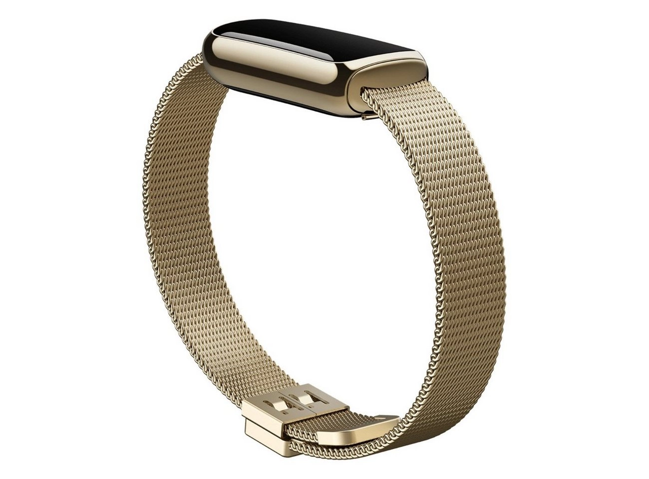 Luxe Metal Mesh Soft Gold | Fitbit Zubehör