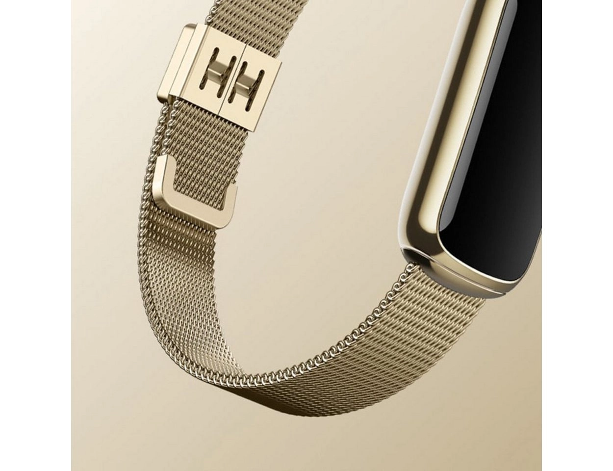 Luxe Metal Mesh Soft Gold | Fitbit Zubehör