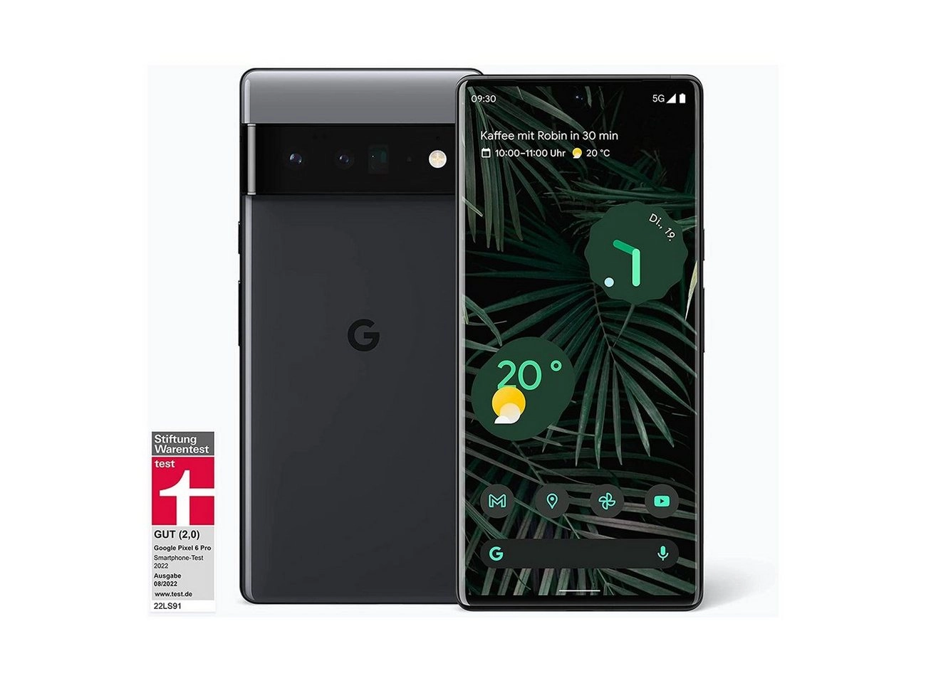 Google Pixel 6 Pro|5G Smartphone|Dual-SIM|RAM 12 GB|OLED-Display - 6.7|3120 x 1440 Pixel (120 Hz)"