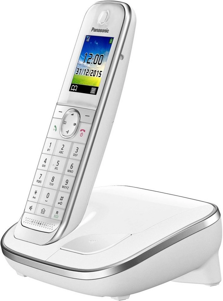 Panasonic KX-TGJ310|DECT-Telefon|Freisprecheinrichtung|250 Eintragungen|Anrufer-Identifikation|Weiß