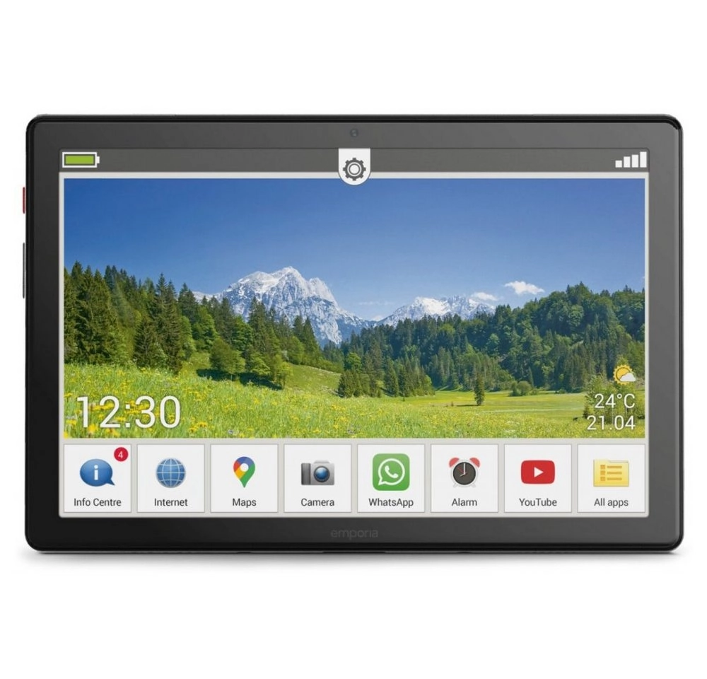 Emporia TAB1|25,6 cm (10.1 Zoll)|Seniorentablet|1200 x 1920 Pixel|32 GB|Android 11|Schwarz