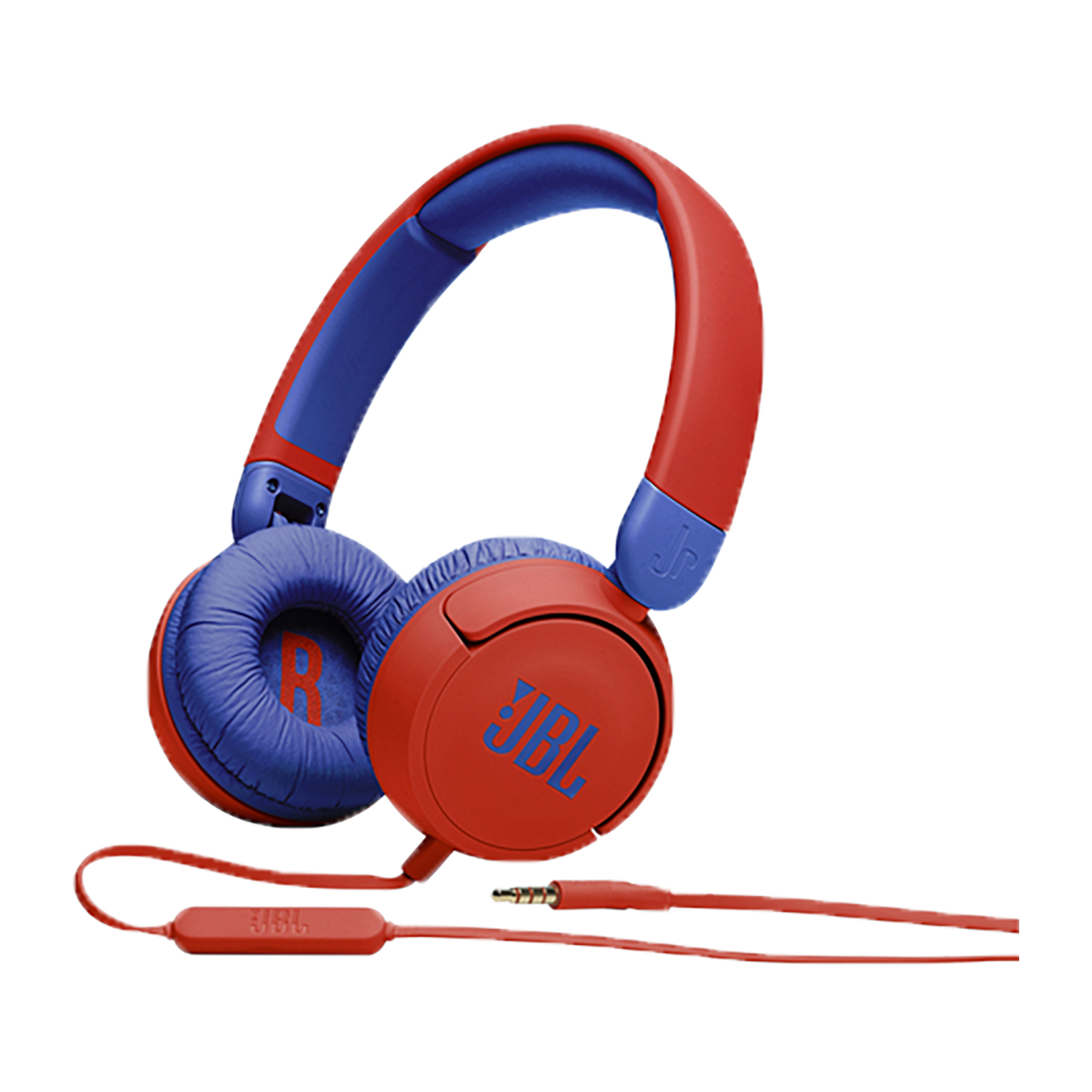 JBL JR 310 | Kopfhörer mit Mikrofon | On-Ear | Kabelgebunden | JBL Safe Sound | Einfache Bedienung | Hoher Tragekomfort | Kinder | Rot 