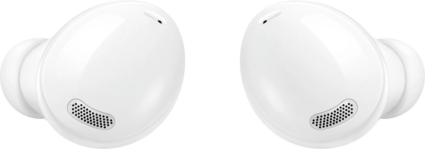 Samsung Galaxy Buds Pro Schwarz | Wireless In-Ear Kopfhörer | Aktive Geräuschunterdrückung | Wassergeschützt | Induktives Ladeetui | mit Mikrofon | Weiss