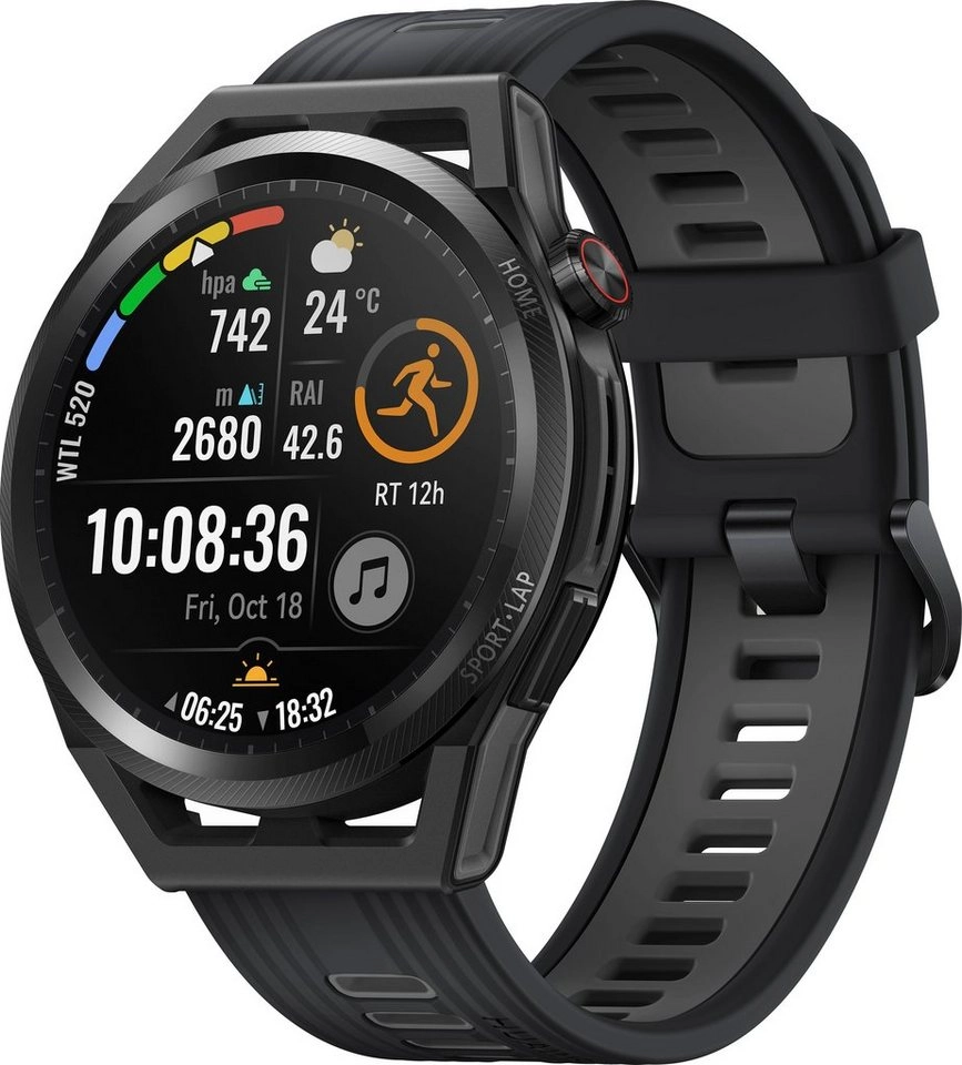 Huawei Watch GT Runner Schwarz, Ladekabel, magnetischer Ladedock