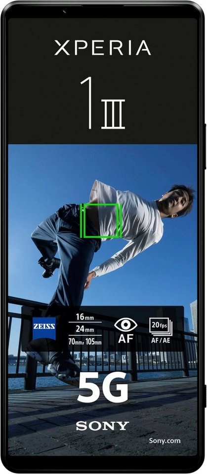 SONY Xperia 5 III | 5G  | 21:9 4K HDR OLED Display | 256 GB | Dual SIM | ZEISS Objektiv | Echtzeit-Tracking für bewegliche Motive