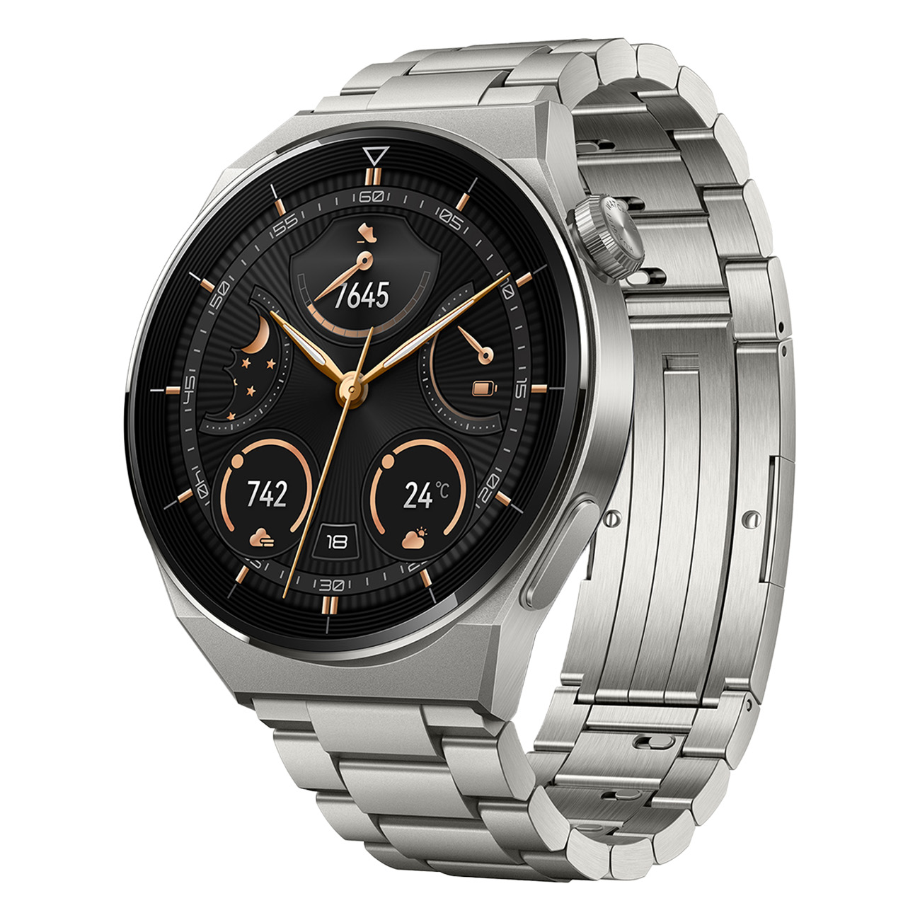 HUAWEI WATCH GT 3 Pro | Smartwatch | Hochwertige Materialien, Keramik, Titanium, Saphirglas | 24/7 Gesundheitsmanagement | Bis zu 14 Tage Akkulaufzeit | 46mm | Elite