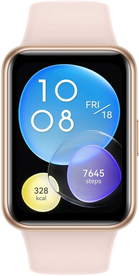 Huawei Watch Fit 2 Pink | Smartwatch | 1,74-Zoll AMOLED-Display | Bis zu 10 Tage Akkulaufzeit | 12 professionelle Sportmodi | Pink