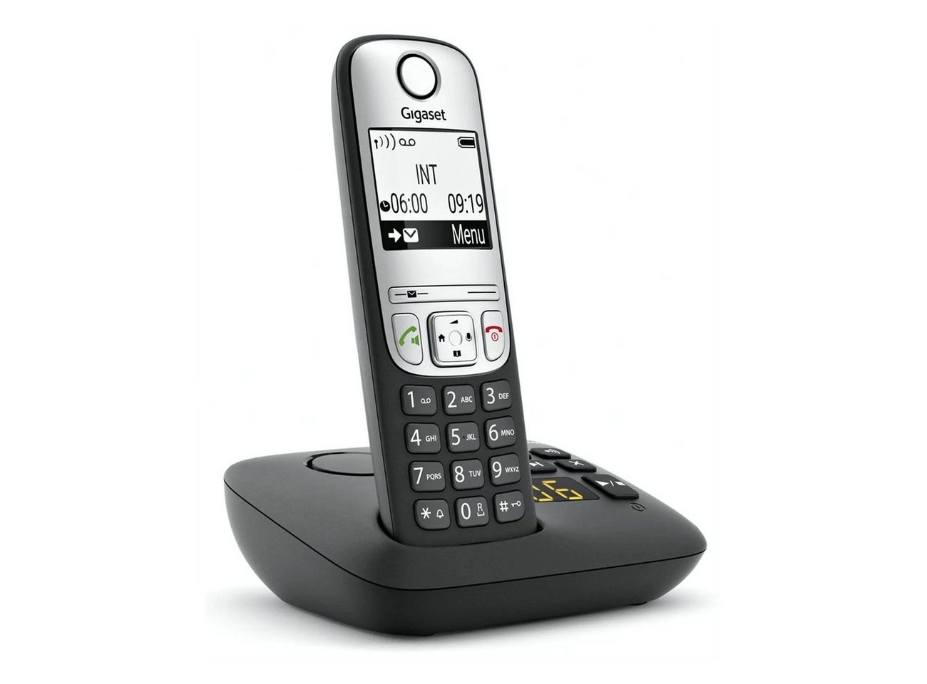 Gigaset A690A Trio | Basis + 2 Handsets | Anrufbeantworter | Rufnummernanzeige | Rufweiterleitung | Zeit-/Tagesstempel | Eco DECT | Freisprechmodus  | schnurlos