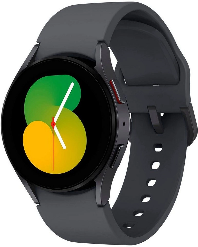 Samsung Galaxy Watch 5 LTE (40mm) in grau | 100 Samsung Pay Guthaben Smartwatch | Smartwatch | Bis zu 80 Stunden Akkulaufzeit | Wassergeschützt bis 5 ATM | Blutdruck-Messung | Sturzerkennung
