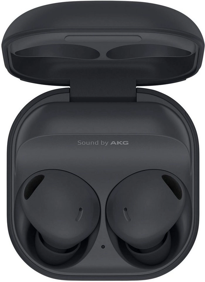 Samsung Galaxy Buds2 Pro Graphite | 61 mAh Kopfhörer Akku | 515 mAh Ladeetui Akku | Multi-Point BT-fähig | bis zu 21 Stunden Wiedergabezeit | 3 Mikrofone p. Bud