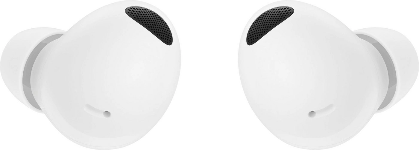 Samsung Galaxy Buds2 Pro White | 61 mAh Kopfhörer Akku | 515 mAh Ladeetui Akku | Multi-Point BT-fähig | bis zu 21 Stunden Wiedergabezeit | 3 Mikrofone p. Bud