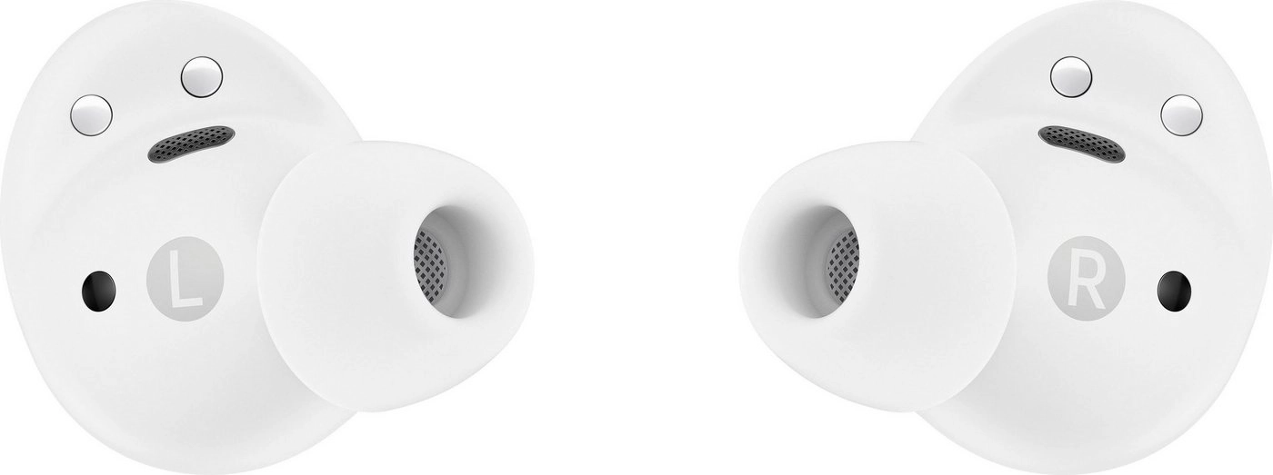 Samsung Galaxy Buds2 Pro White | 61 mAh Kopfhörer Akku | 515 mAh Ladeetui Akku | Multi-Point BT-fähig | bis zu 21 Stunden Wiedergabezeit | 3 Mikrofone p. Bud