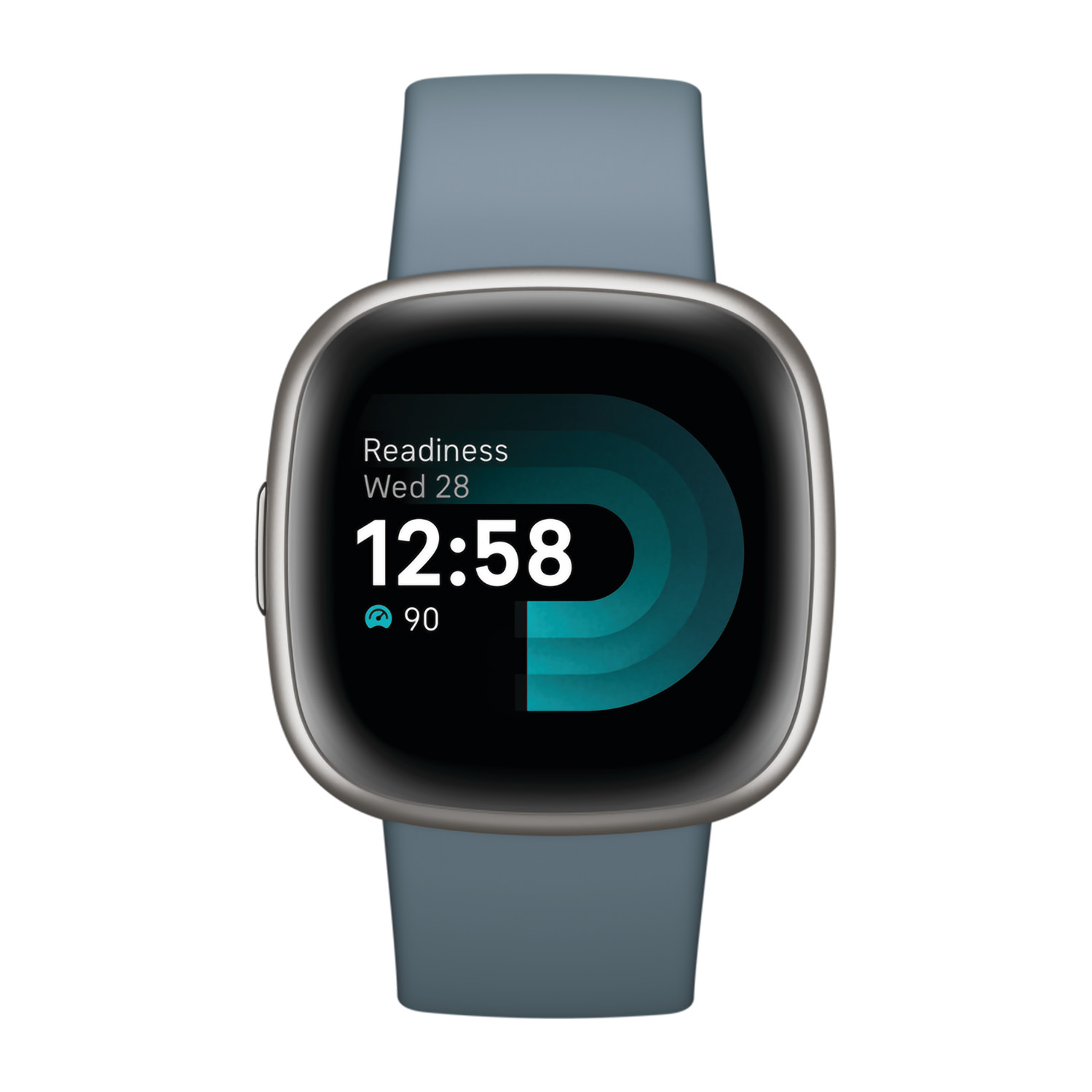 Fitbit Versa 4 in hellblau | Smartwatch | Tagesform-Index | 40+ Trainingsmodi | Integriertes GPS für Tempo & Strecke | 6+ Tage Akkulaufzeit | Bis 50 Meter Wasserdicht