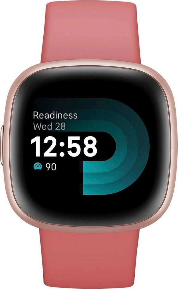 Fitbit Versa 4 in pink | Smartwatch | Tagesform-Index | 40+ Trainingsmodi | Integriertes GPS für Tempo & Strecke | 6+ Tage Akkulaufzeit | Bis 50 Meter Wasserdicht