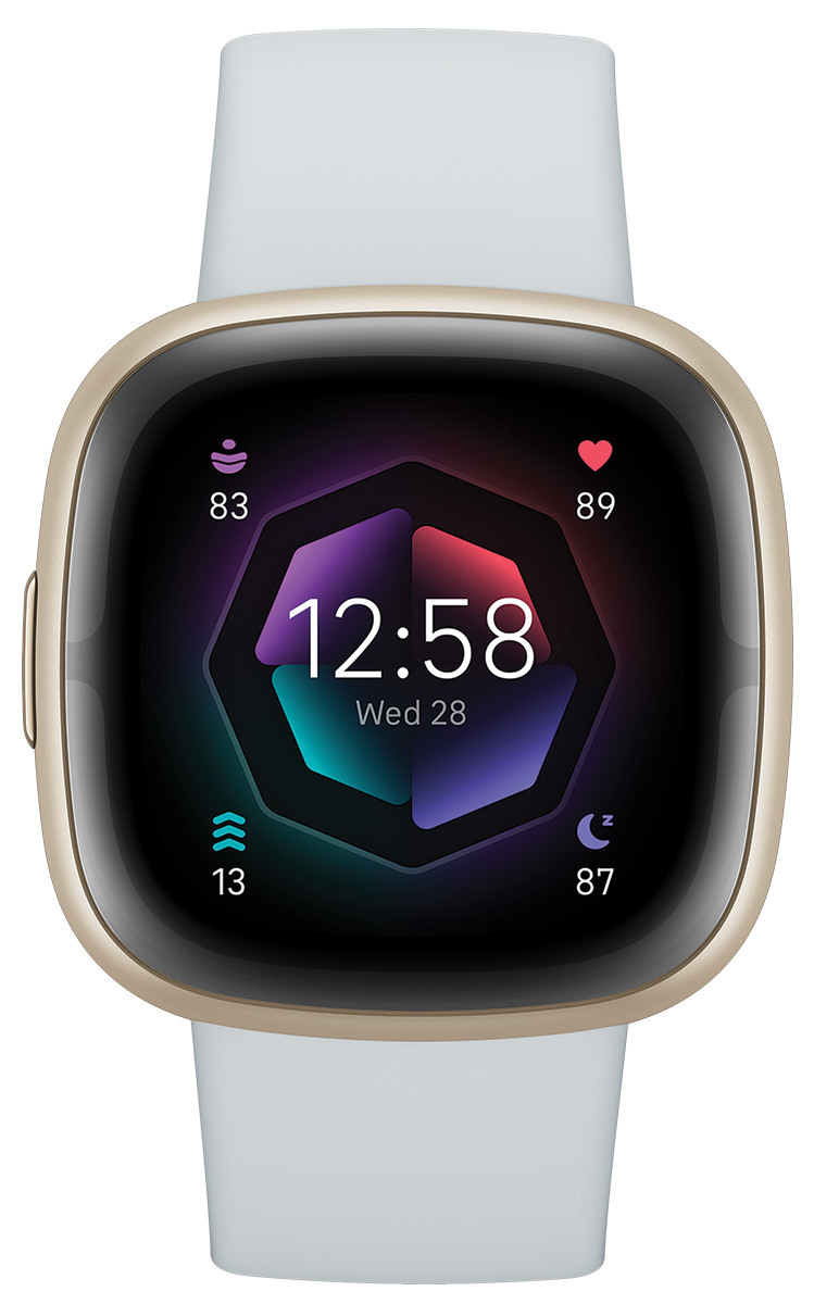 Fitbit Sense 2 in blau | Smartwatch | EDA-SENSOR FÜR STRESSMANAGEMENT | EKG-FUNKTION | AKKU FÜR 6+ TAGE & SCHNELLES LADEN | 40+ TRAININGSMODI 