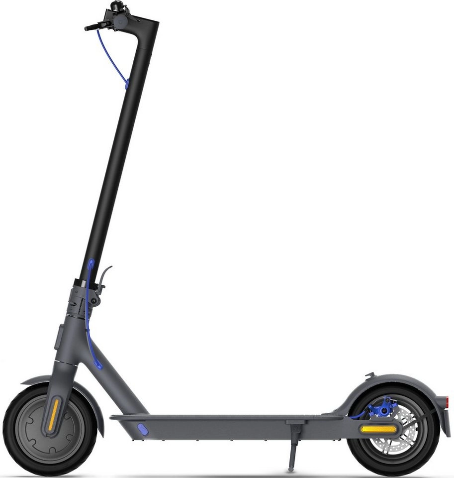 Xiaomi Mi Electric Scooter 3 Schwarz GE | 20 km/h Höchstgeschwindigkeit | 600 Watt maximal Leistung | 30 km maximal Reichweite | 446Wh Akkuleistung | Sportmodus