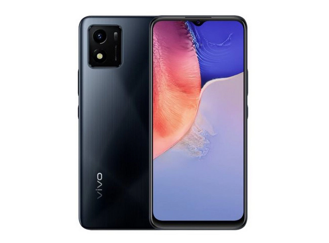 Vivo Y01 Schwarz | 4G Smartphone | Dual-SIM | 3 GB RAM | Speicher 32 GB | 1600 x 720 Pixel | Frontkamera 5 MP | Rückkamera 13 MP | 6.51 Bildschirmdiagonale"