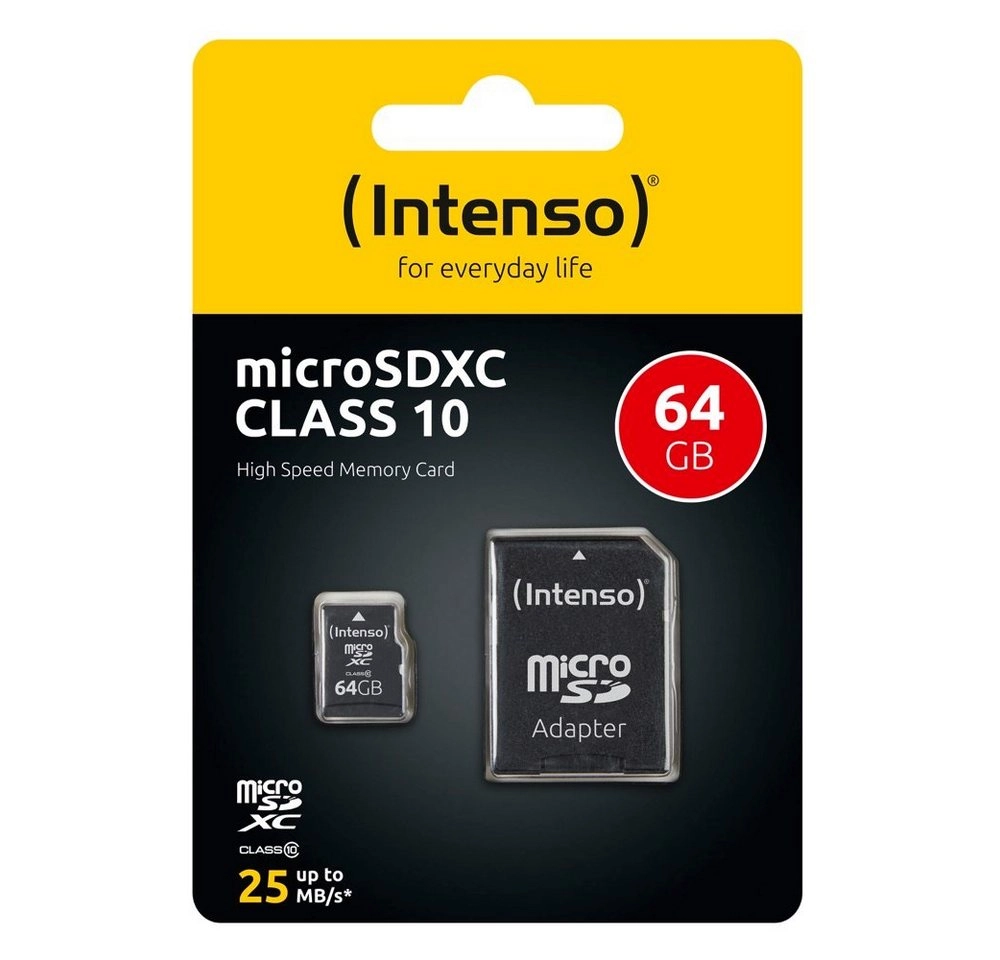 Intenso micro SDXC-Card Class 10 (64GB)