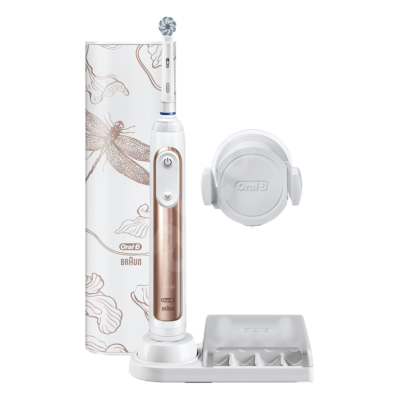 Oral-B Genius 10000 | Elektrische Zahnbürste| roségold |oszillierende rotierende Zahnbürste |wiederaufladbar | Tiefenreinigung