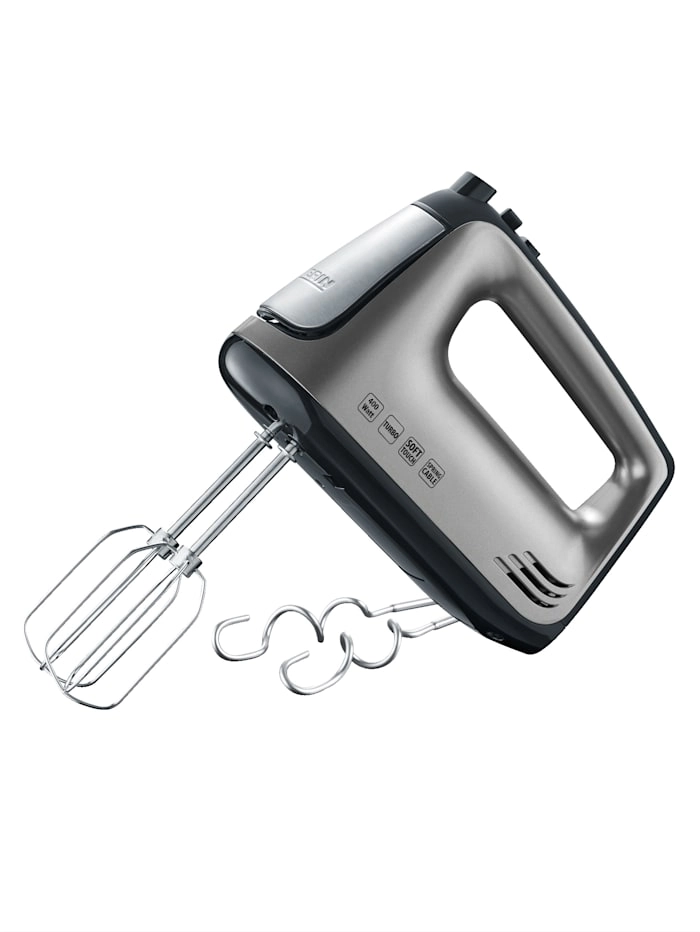 Severin HM 3832 Handmixer Grau-metallic-schwarz / Edelstahl | Spiralkabel