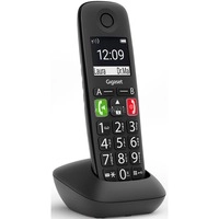 Gigaset E 290 HX schwarz | Dect Telefon | Schnurlos | Festnetztelefon