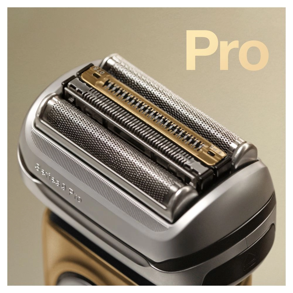 Braun Series 9 - 9469cc | Rasierer | Nass und Trockenrasierer | Folienschaber | Ladestation | Reiseetui | Schwarz/Gold