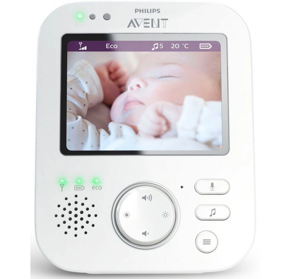 Philips AVENT Video-Babyphone »SCD843/26«, sichere Verbindung, 3,5 Zoll Farbdisplay, Eco-Mode