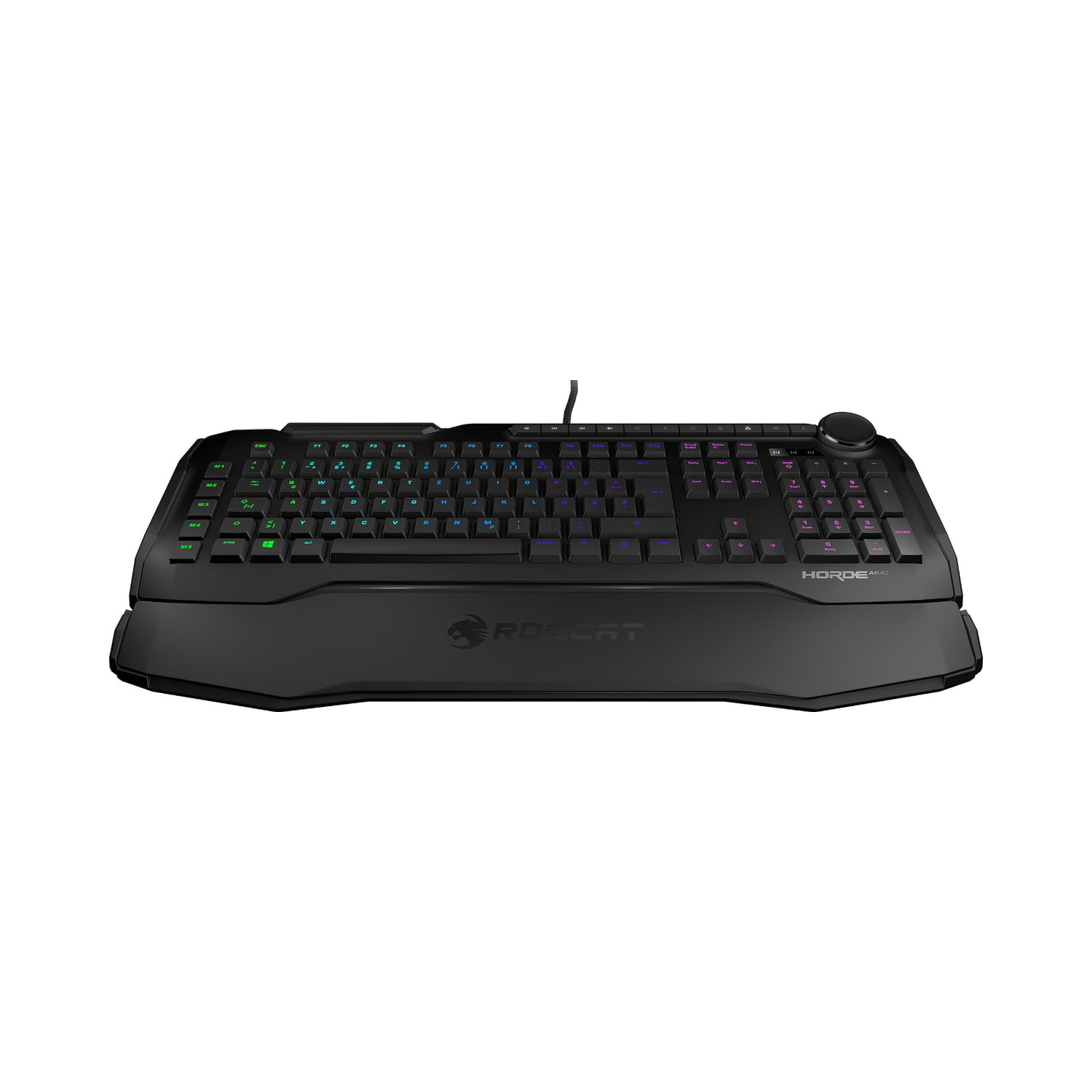 ROCCAT Horde AIMO Gaming Tastatur | USB | Handballenauflage | Nummernblock  
