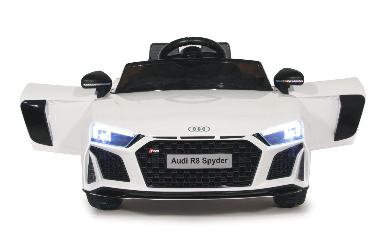 Jamara Ride-on Car Audi R8 Spyder V10|Kinder-Auto|Elektroauto|Weiss