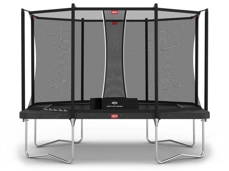 BERG Trampolin Ultim Favorit Regular 330 Grey inkl. Sicherheitsnetz Comfort