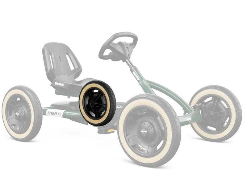 BERG Antriebsrad für Buddy Retro Green, 12.5x2.25-8 Slick schwarz/beige