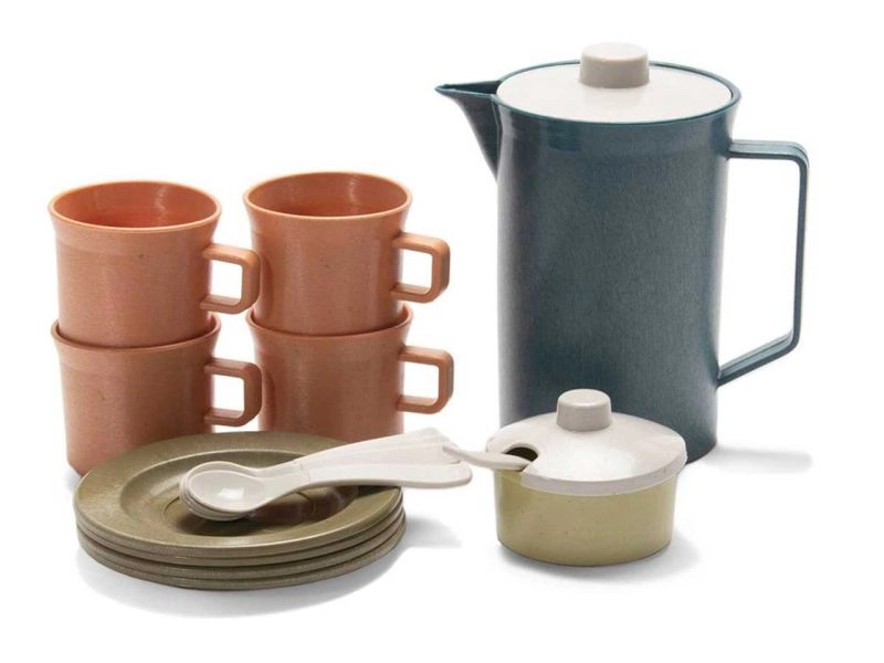 dantoy BIOplastic Kaffeeset, petrol, 17-tlg.