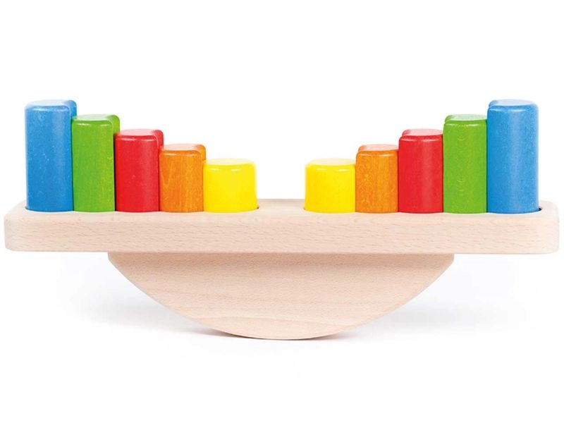 BAJO Holzwaage mit Klötzen