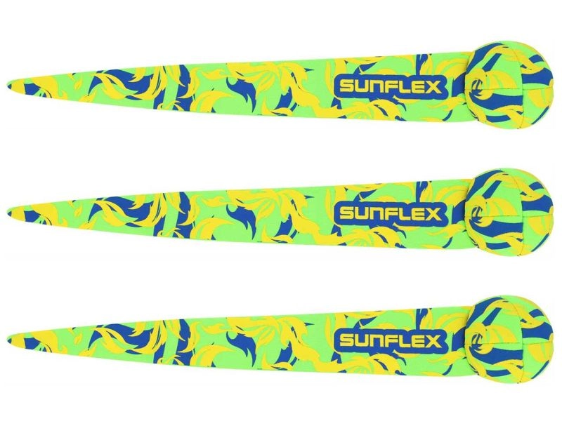 Sunflex Tauchbälle mit Schweif »Flames Firegreen«, 3er-Set