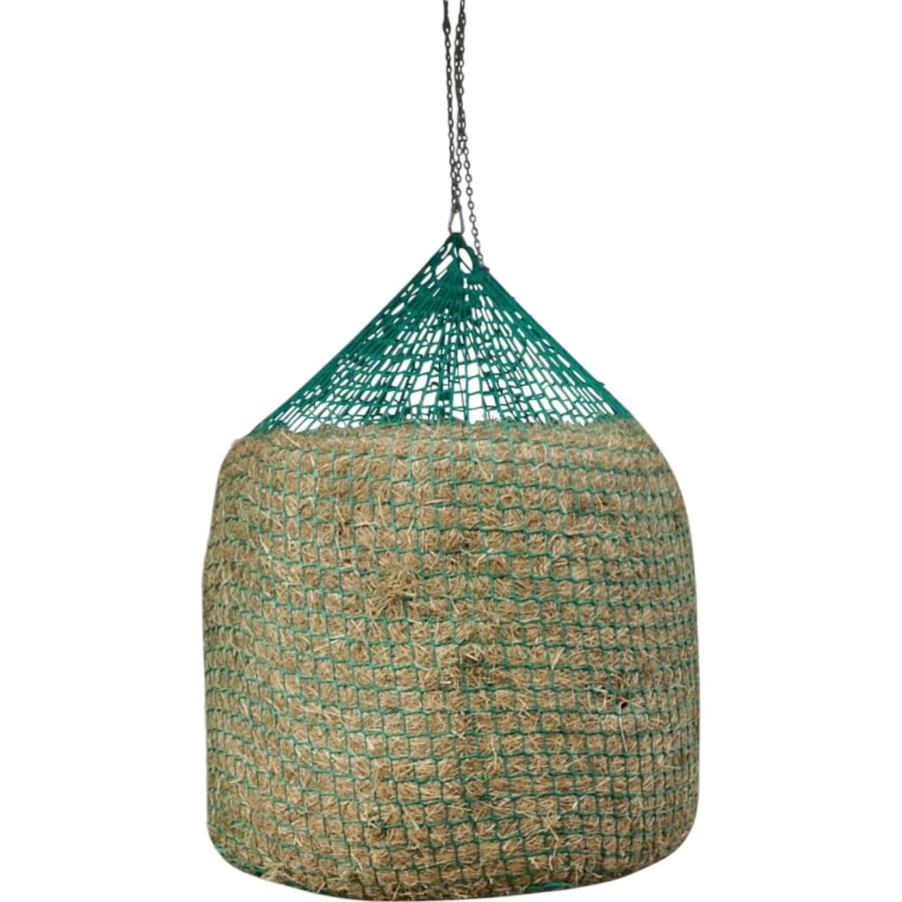 Heunetz für Rundballen zum Aufhängen Grün / 150 x 180