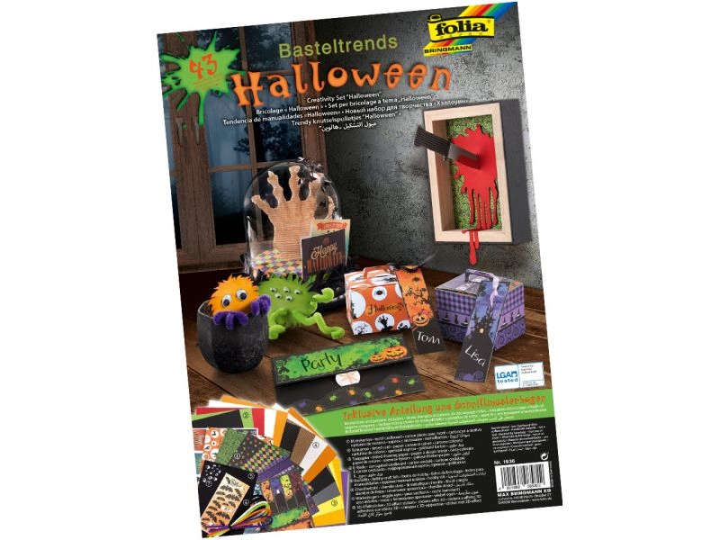 Folia Basteltrends Halloween, 43-tlg.