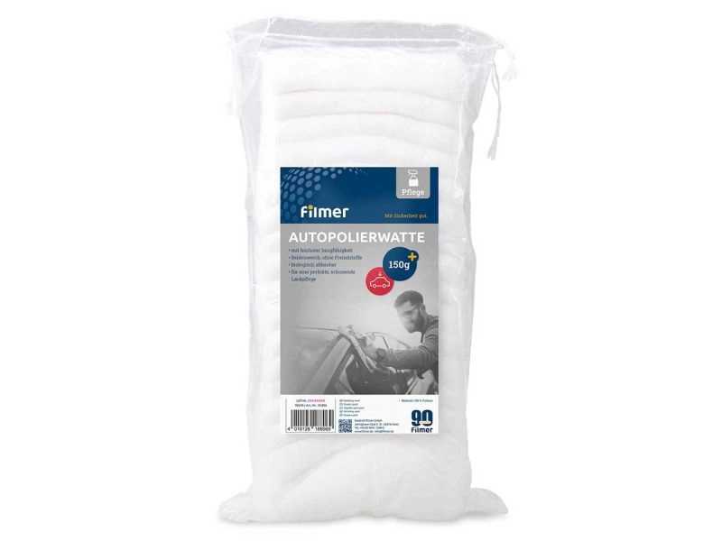 Polierwatte für BERG PlayBase, seidenweich, 150 g
