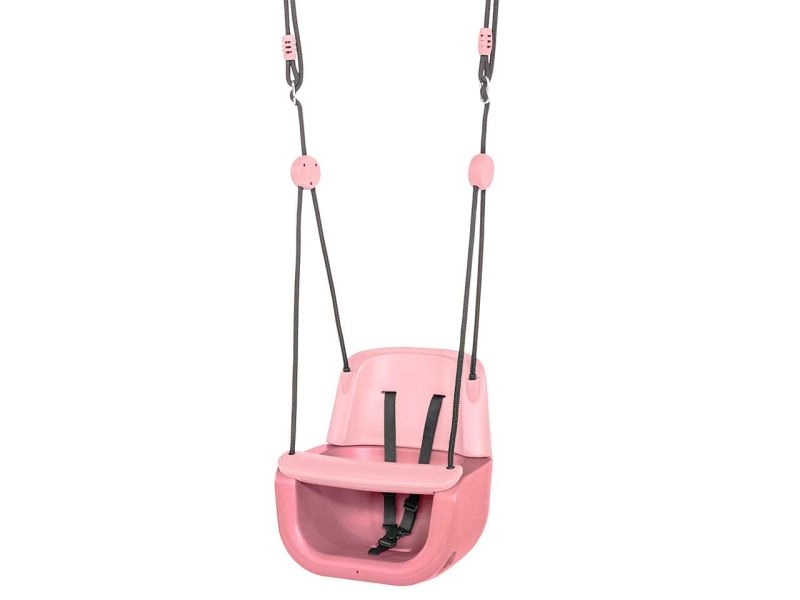 DICE Babyschaukelsitz 3in1, pastellrosa